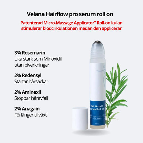 Velana Hairflow pro serum roll on