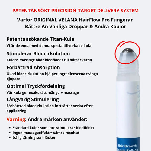 Velana Hairflow pro serum roll on